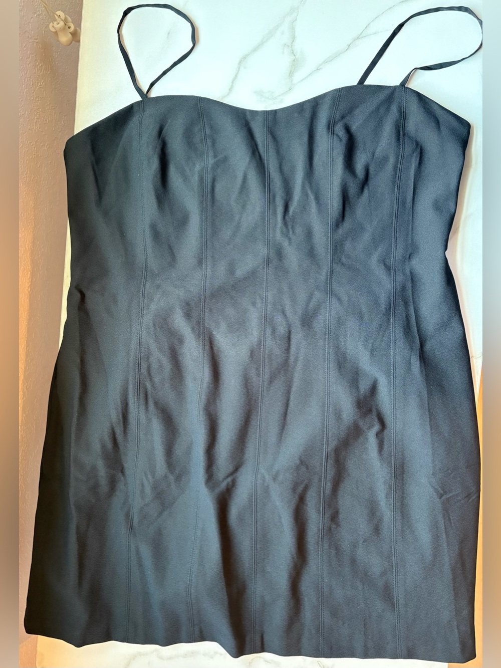 Abercrombie & Fitch Corset Clasp-Back Mini Dress